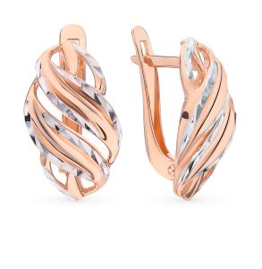 золотые серьги