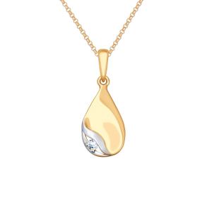 золотая подвеска с фианитами SOKOLOV 035452*