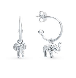 серебряные серьги