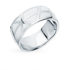 серебряное кольцо с эмалью