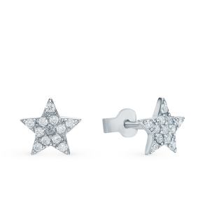 серебряные серьги с фианитами