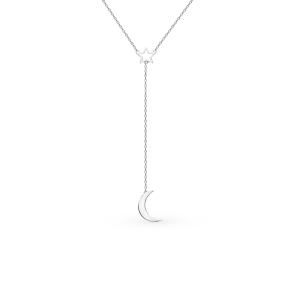 серебряное шейное украшение