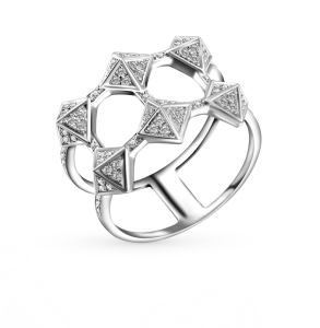 золотое кольцо с бриллиантами