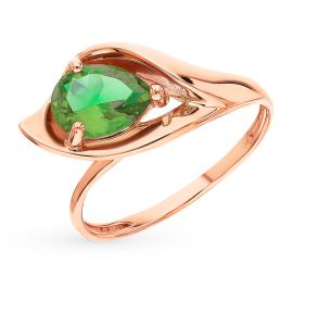 золотое кольцо с султанитами