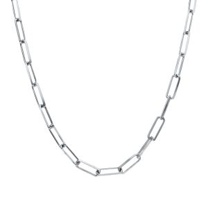 серебряное колье