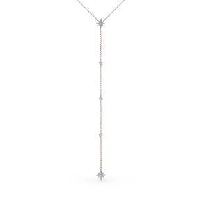 золотое шейное украшение с бриллиантами