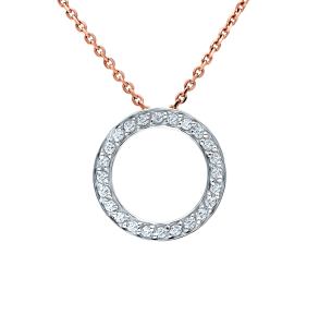 золотая подвеска с бриллиантами