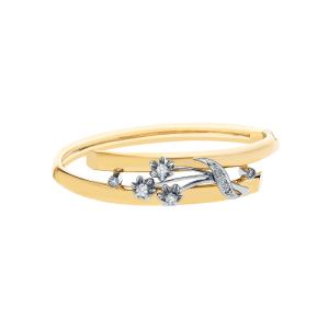 золотой браслет с бриллиантами