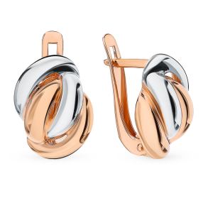 золотые серьги