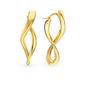 золотые серьги