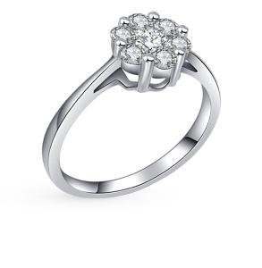 золотое кольцо с бриллиантами