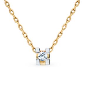 Золотая подвеска «Бриллианты Якутии»