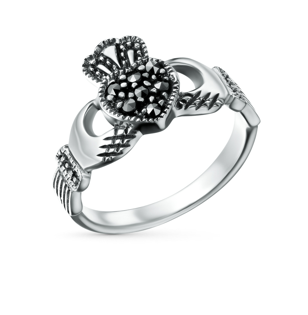 Фото «Серебряное кольцо с марказитами»
