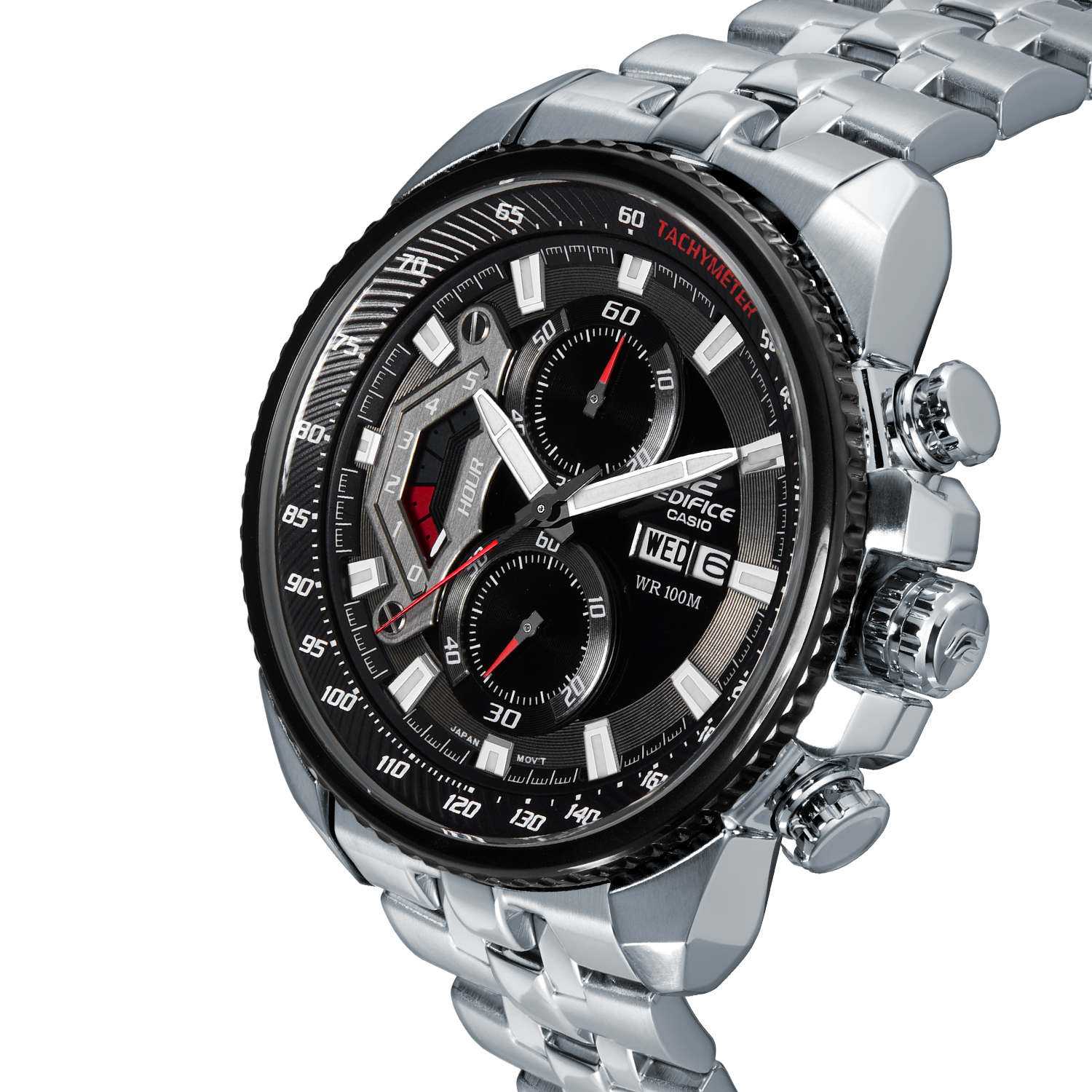 Часы мужские CASIO EF-558D-1A CASIO EF-558D-1A + коробка: сталь ...
