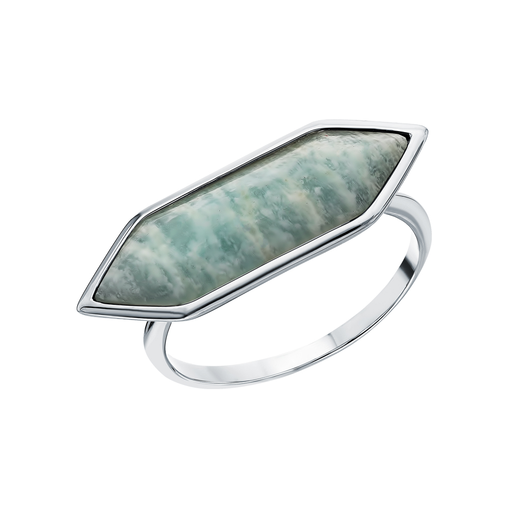 Фото «Серебряное кольцо с амазонитом»