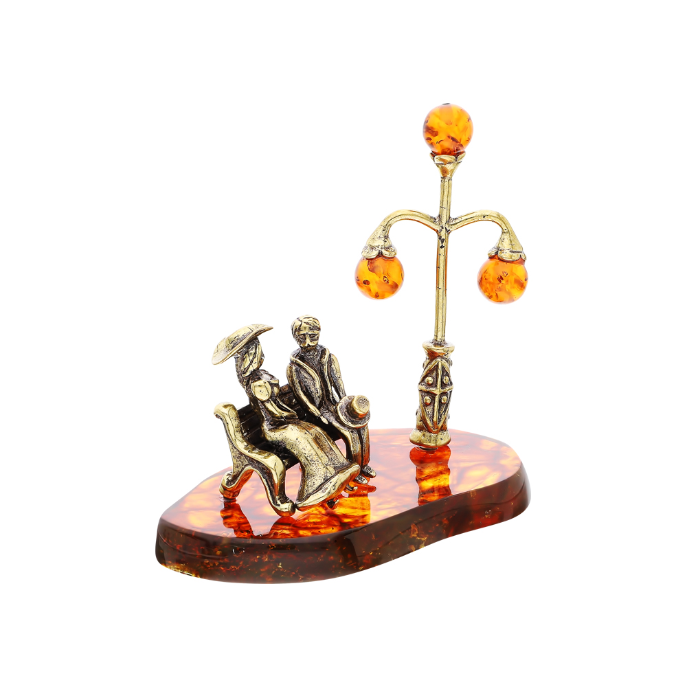 Стальной сувенир настольный с янтарем в Краснодаре