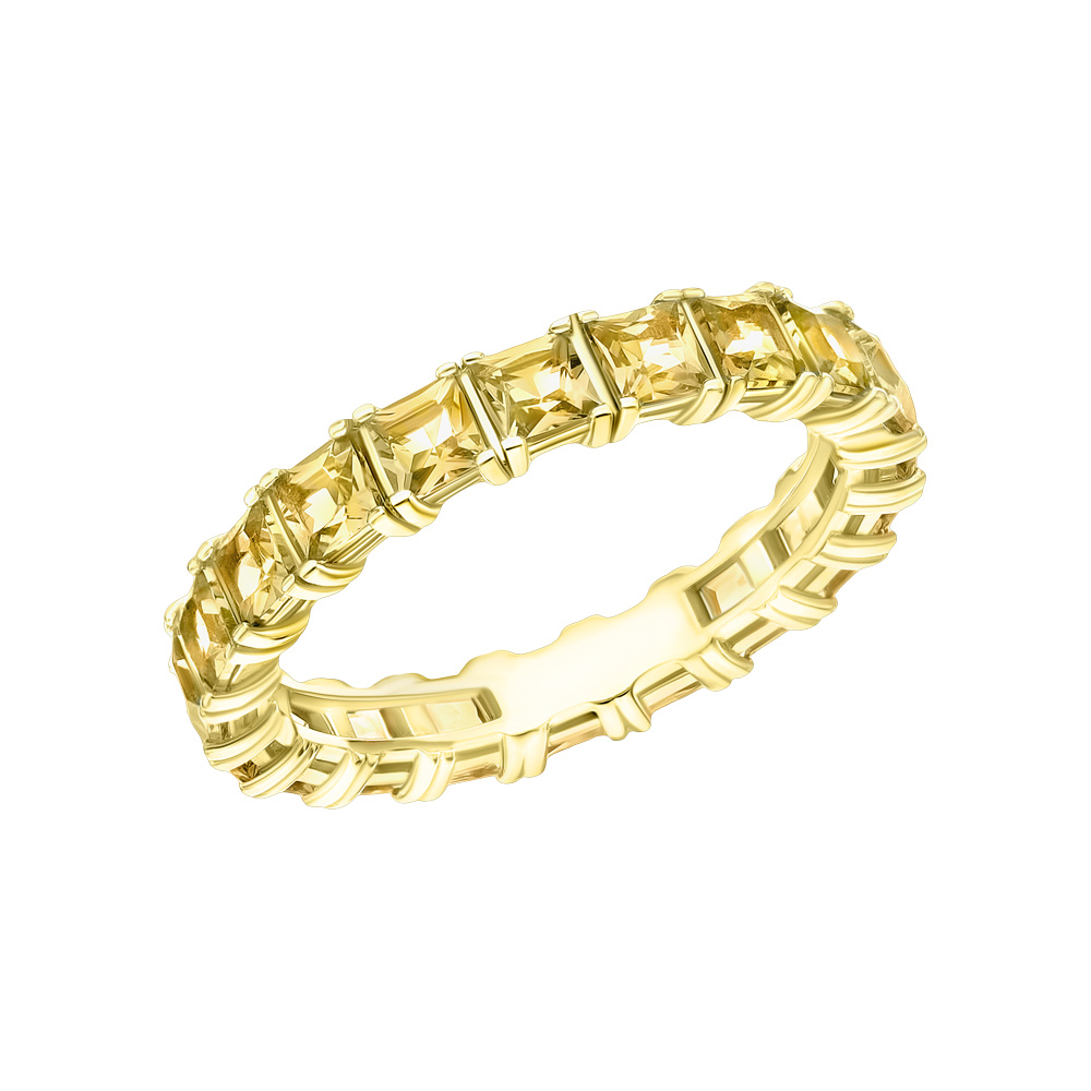 Золотое кольцо с цитринами в Екатеринбурге