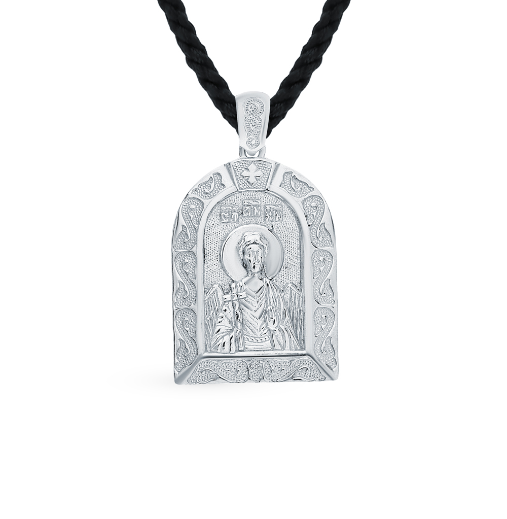 Серебряная подвеска "Святой Ангел Божий" в Краснодаре