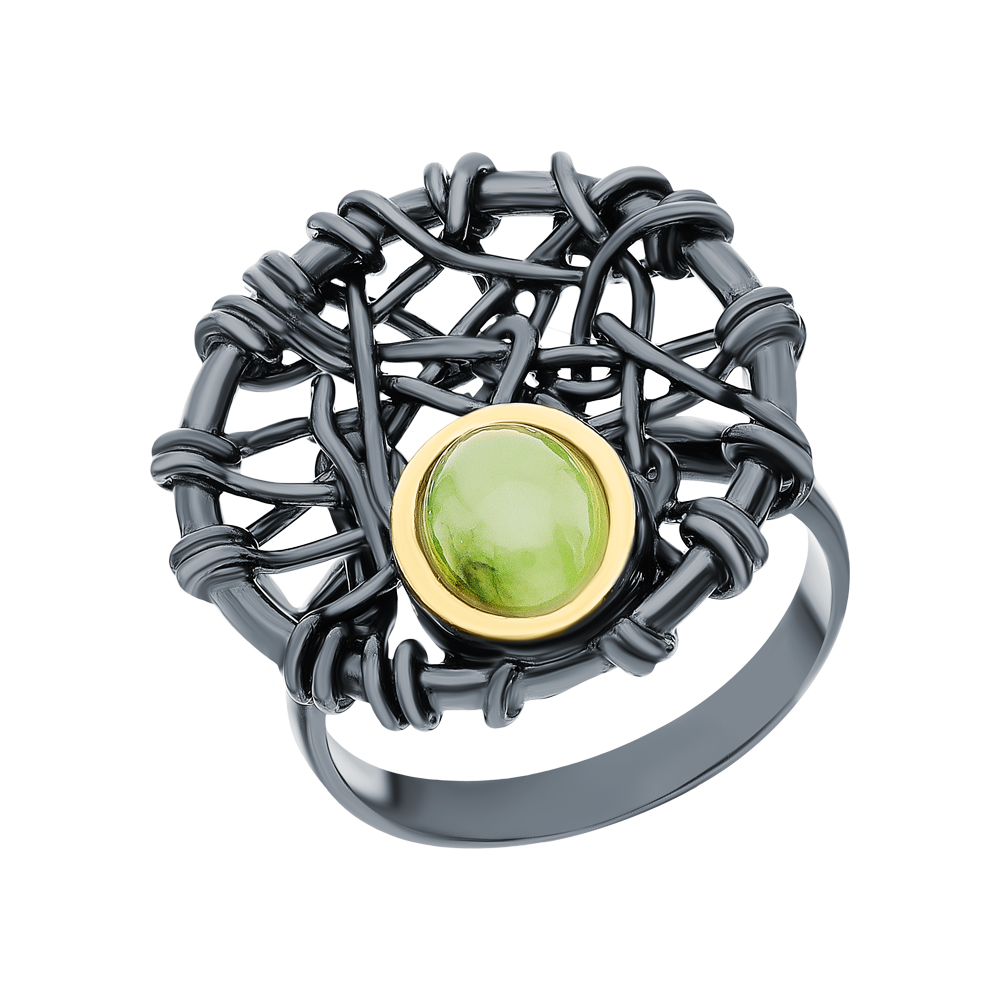 Серебряное кольцо с нефритом в Екатеринбурге