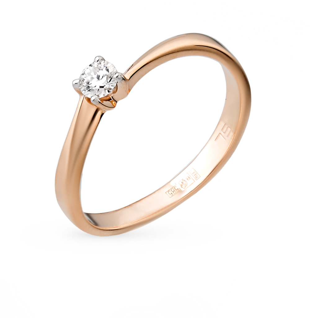 Золотое кольцо с бриллиантами санлайт. Санлайт 1309. Кольцо с небольшим бриллиантом. Золотое кольцо с маленьким бриллиантом. Санлайт кольцо с маленьким брильянтом.
