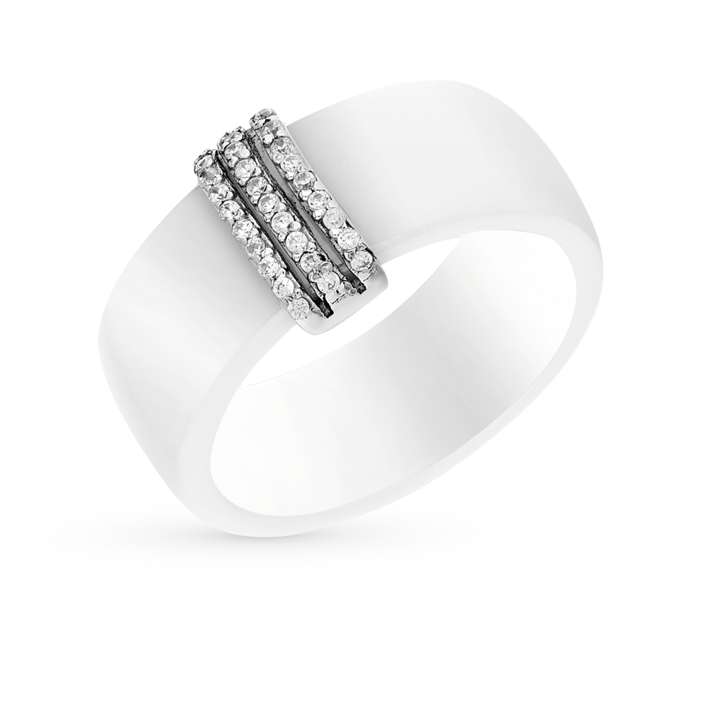Фото «Керамическое кольцо с алпанитом и керамикой»