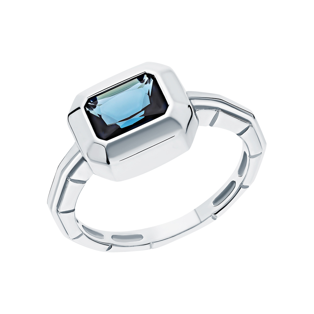Серебряное кольцо с ситаллом в Самаре