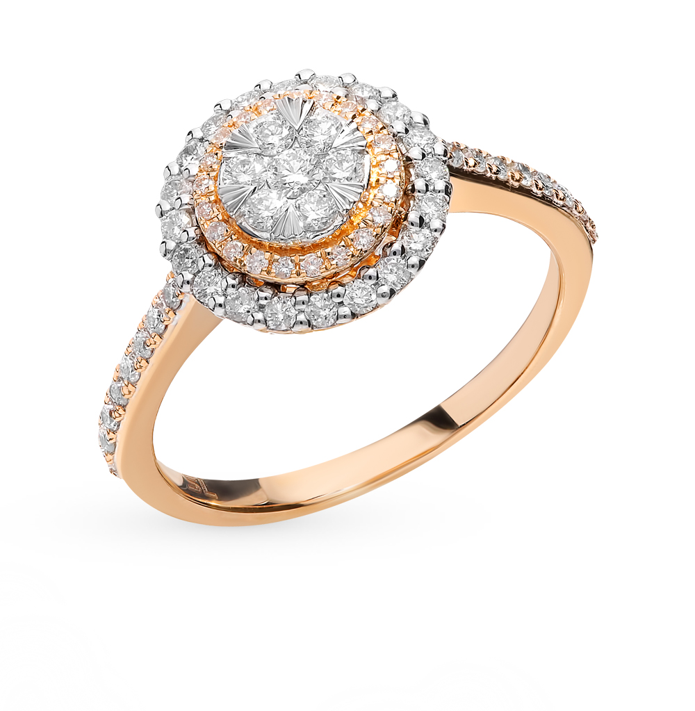 Золотое кольцо с бриллиантами санлайт. Золотое кольцо с бриллиантами 585 Санлайт. Санлайт кольцо с бриллиантом золото. Санлайт кольца золотые.