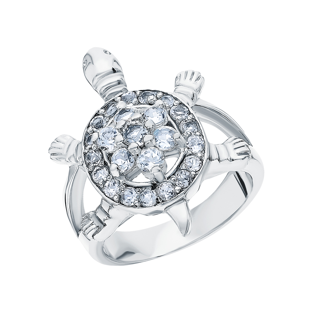Фото «Серебряное кольцо с топазами»