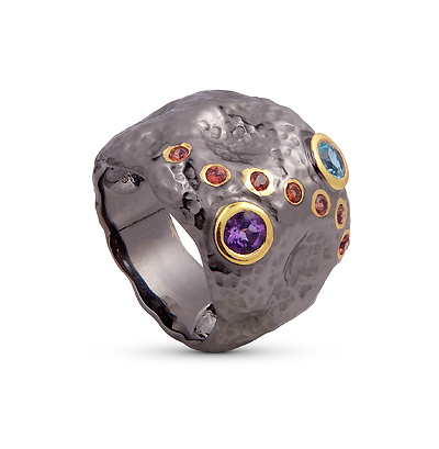 Фото «Серебряное кольцо с топазами»