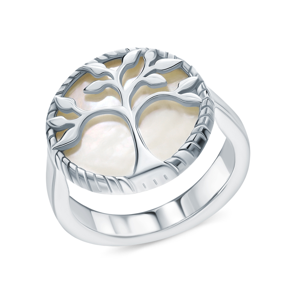 Серебряное кольцо с перламутром в Санкт-Петербурге
