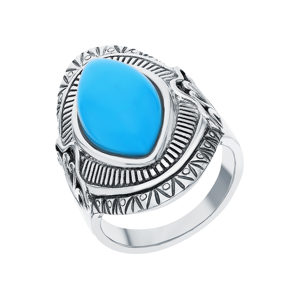 Серебряное кольцо с бирюзой в Санкт-Петербурге