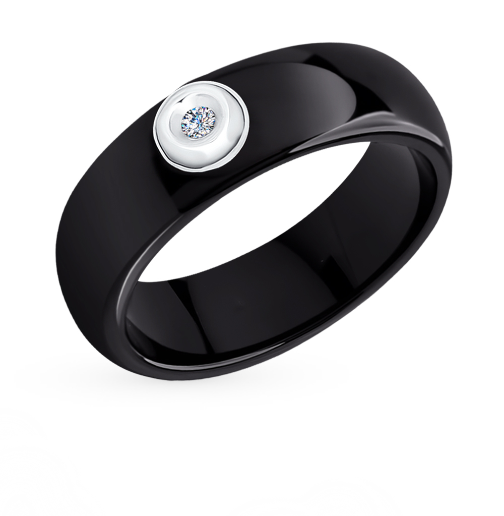 Фото «Золотое кольцо с бриллиантами SOKOLOV 6015032»