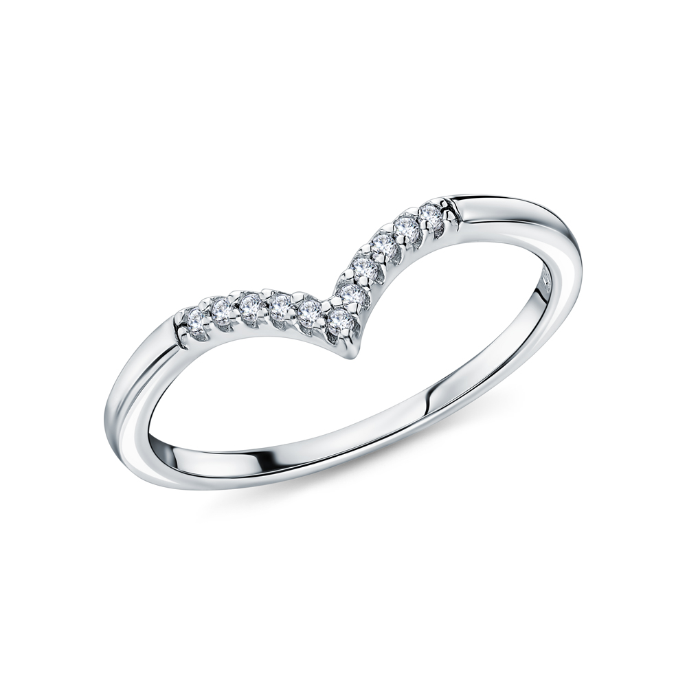 Серебряное кольцо с фианитами в Нижнем Новгороде