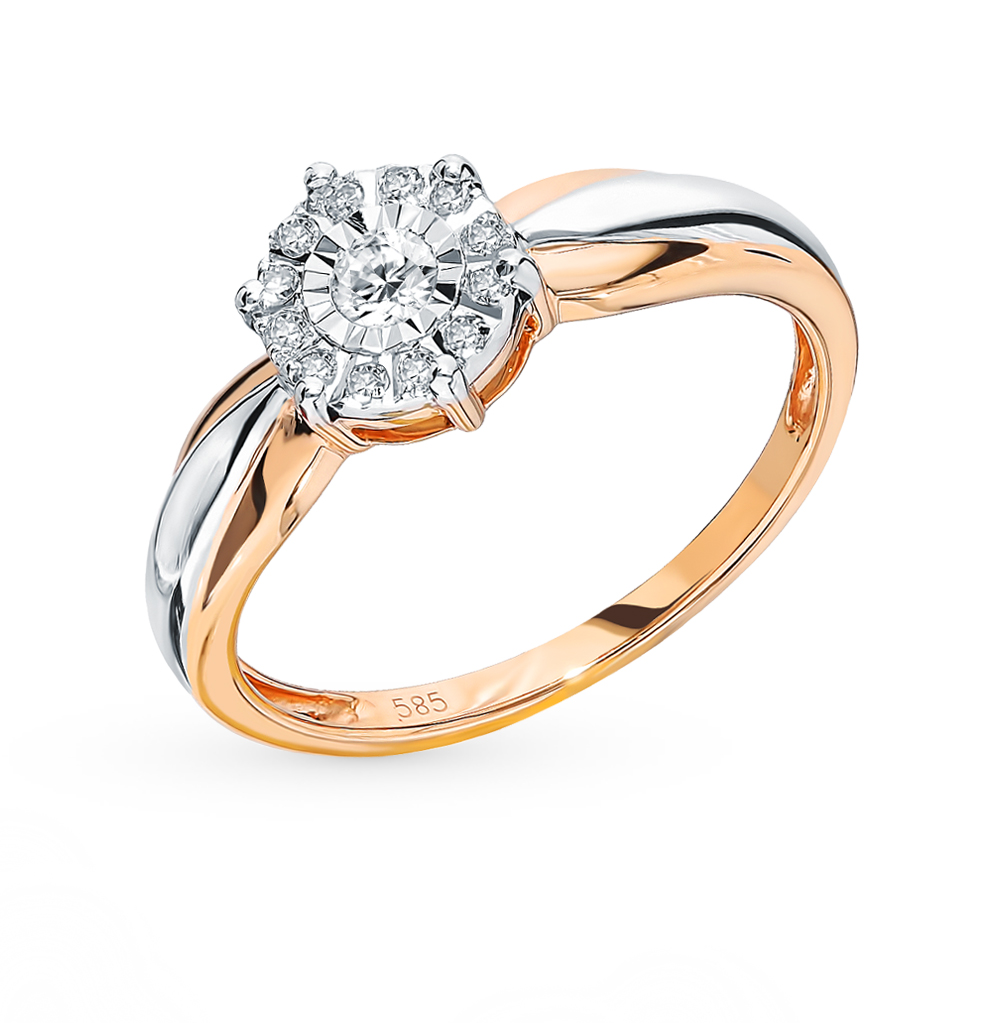 Золотое кольцо с бриллиантами санлайт. Золотое кольцо с бриллиантами 585 Санлайт. Санлайт кольцо золотое 585 пробы с бриллиантом. Санлайт кольцо с бриллиантом золото.