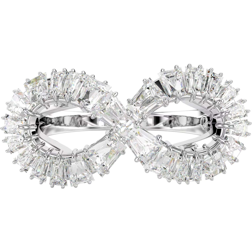 Стальное кольцо с кристаллами  Swarovski в Самаре