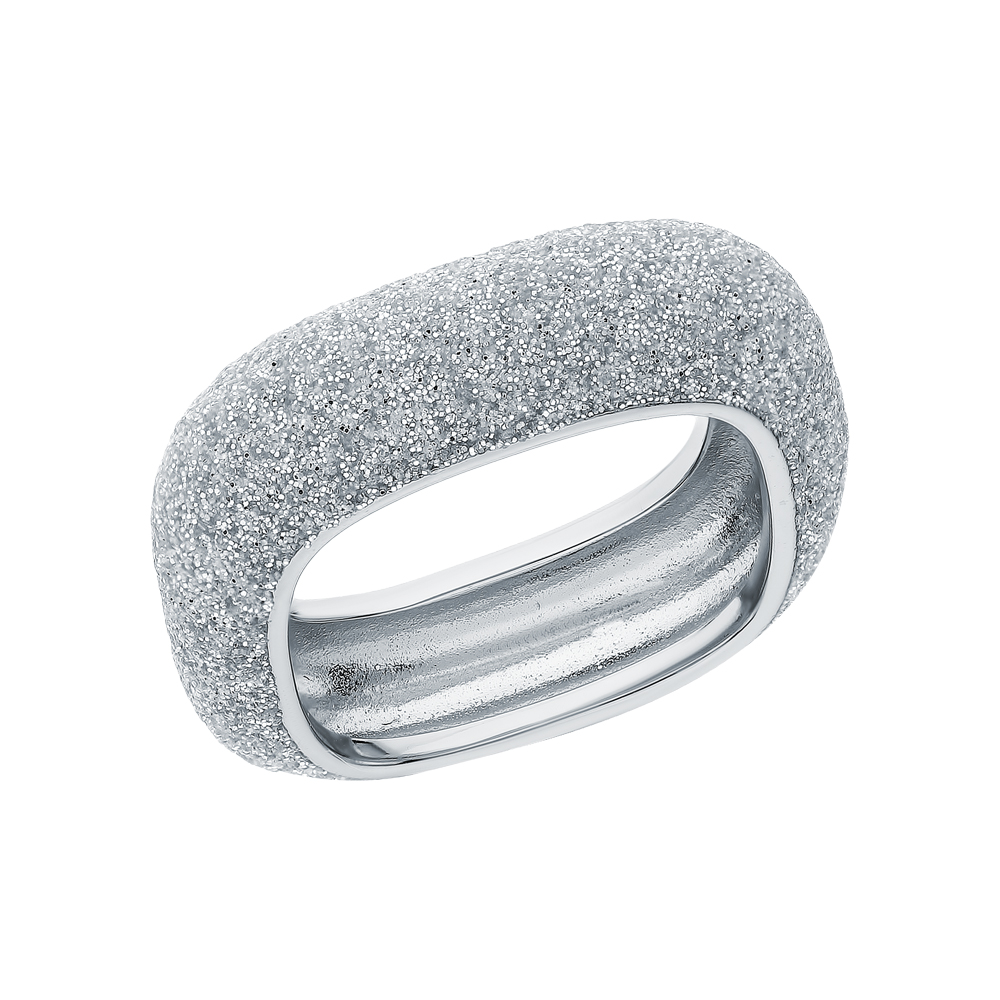 Серебряное кольцо с глиттером в Краснодаре