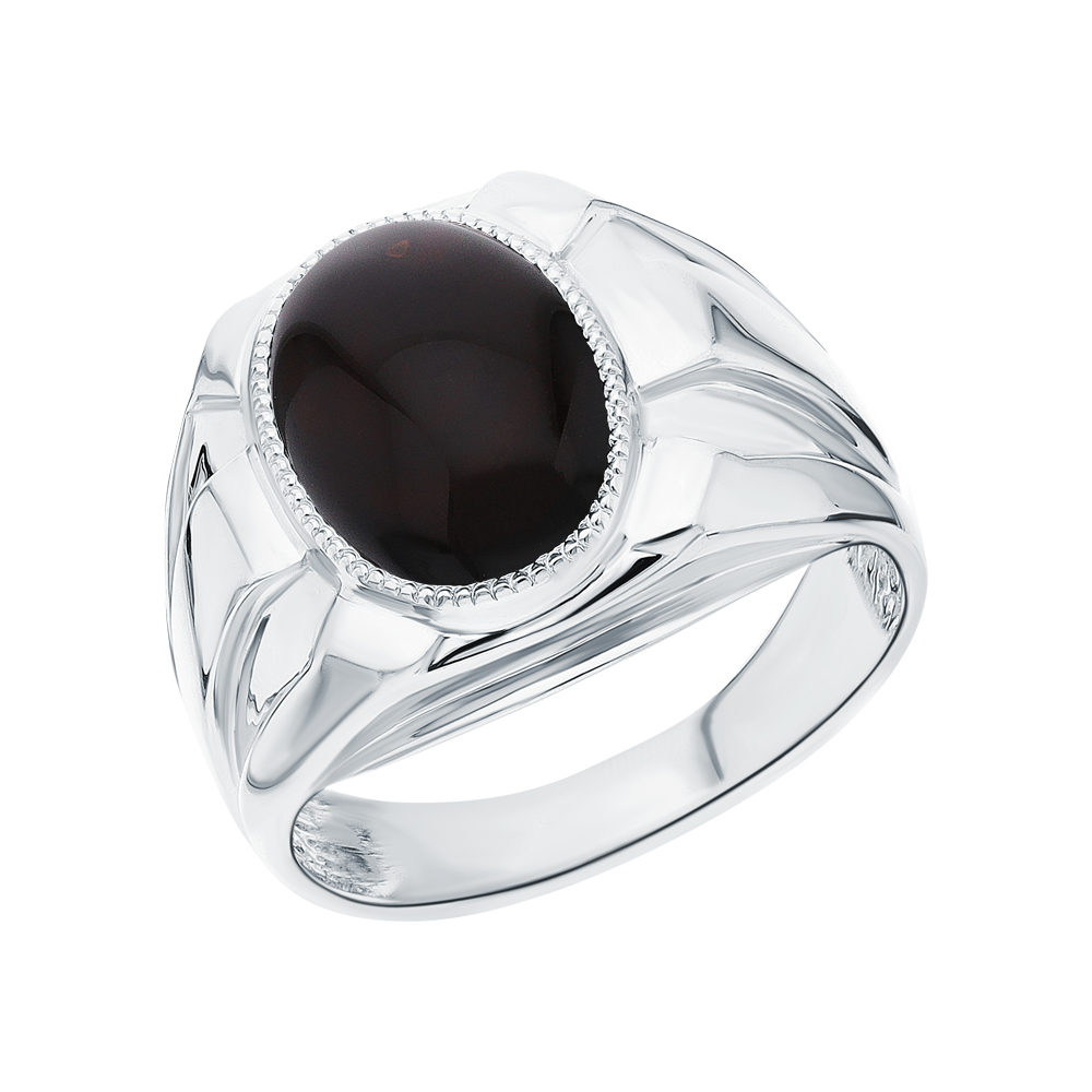 Серебряное кольцо с агатом в Краснодаре