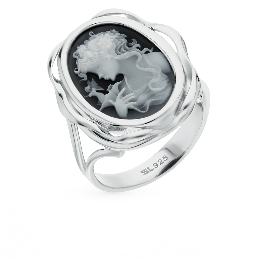 Серебряное кольцо с агатом в Санкт-Петербурге