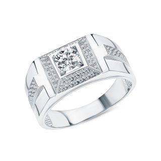 Серебряное кольцо с фианитами SUNLIGHT SL1546750s: белое серебро 925 ...