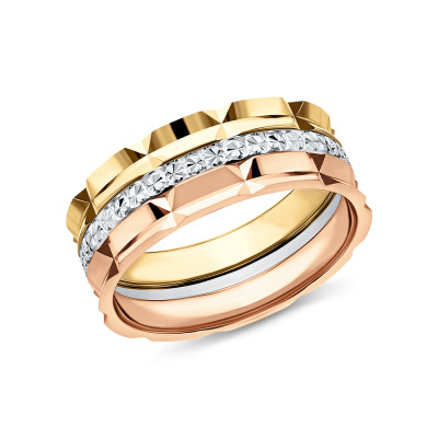 ② コユち さま専用✨ Золотое кольцо с изумрудом огранки ашер и россыпью Queen 14