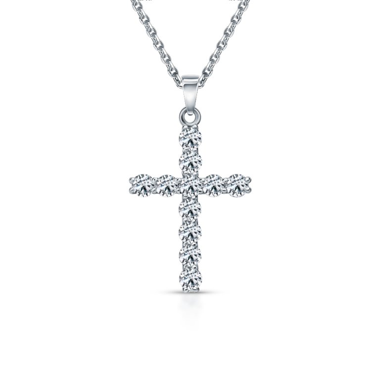 Золотая подвеска с бриллиантами природными